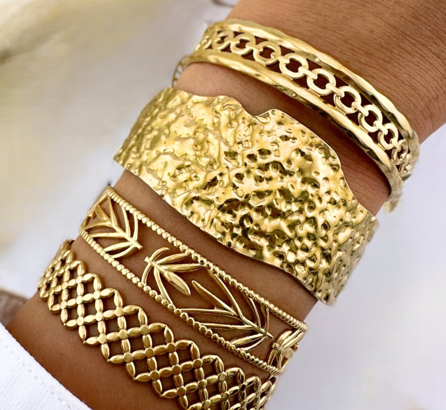 Gold Rush Cuff Bangle