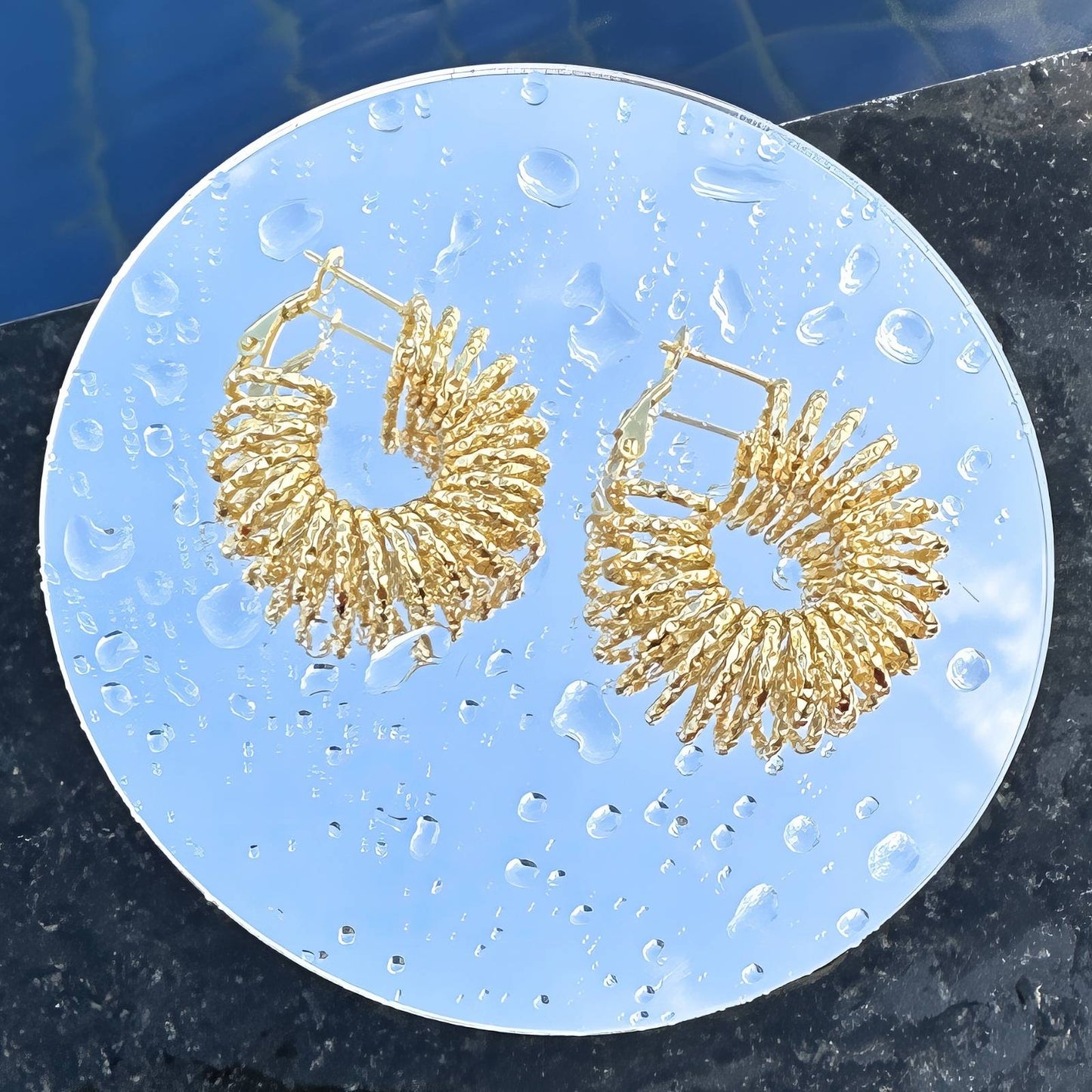 Spiral Hoop Earrings