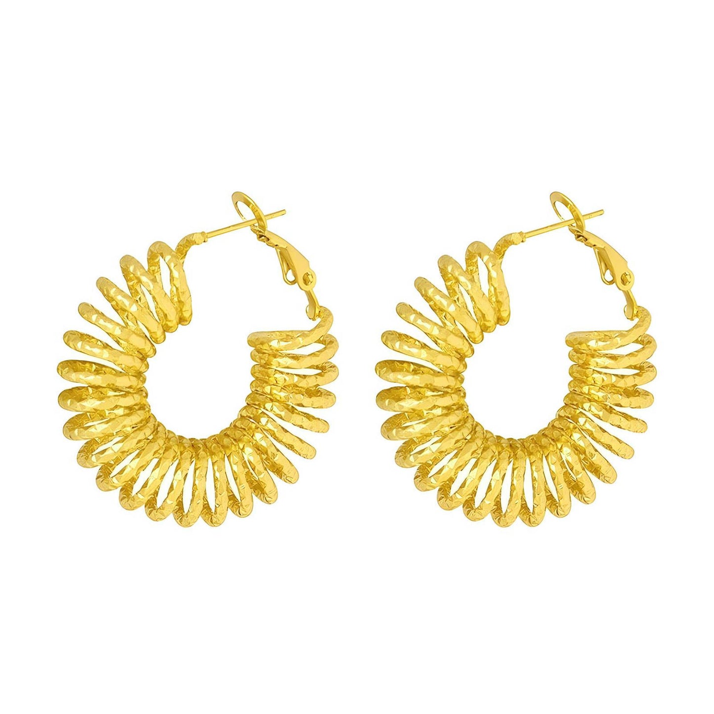 Spiral Hoop Earrings