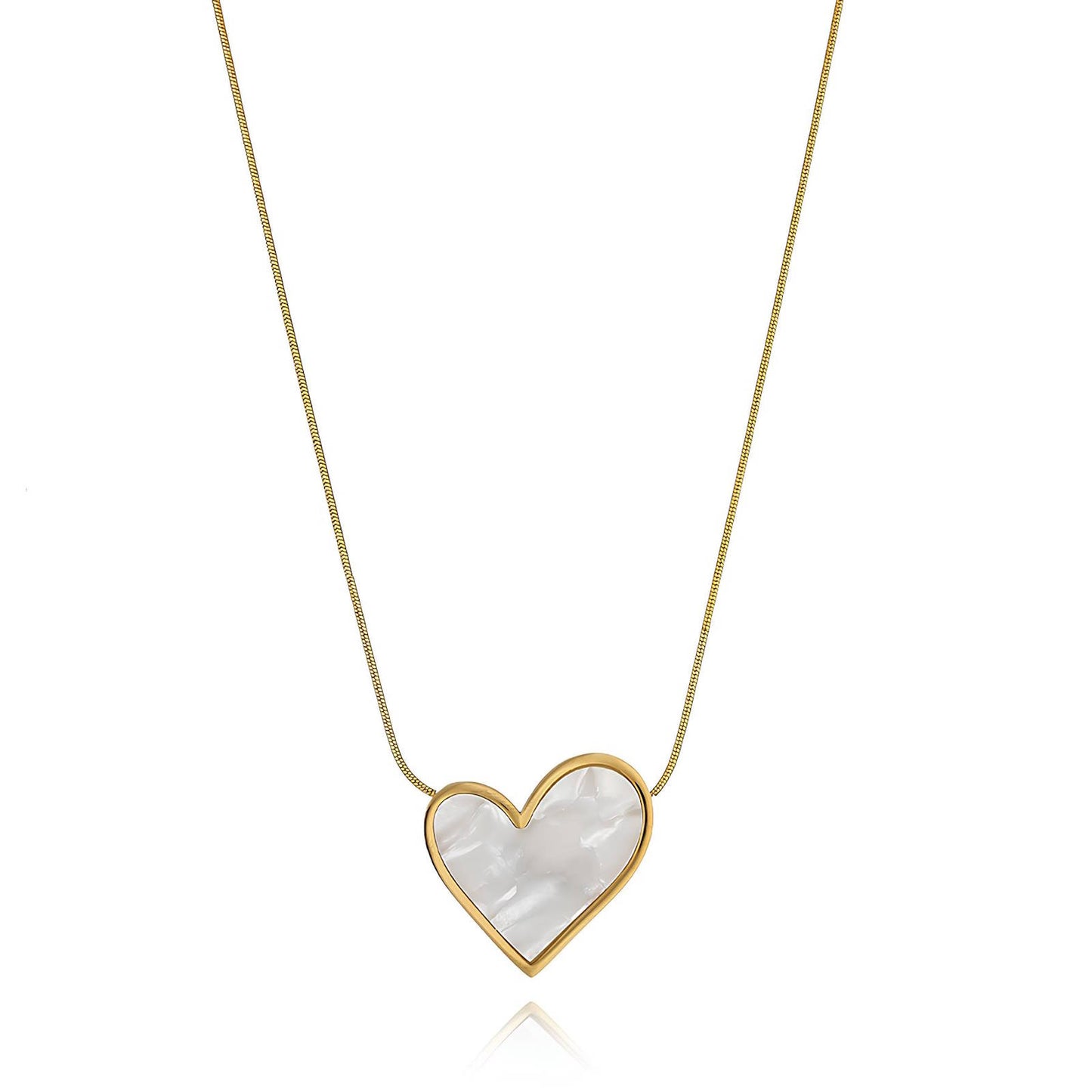 Lustre Heart Necklace