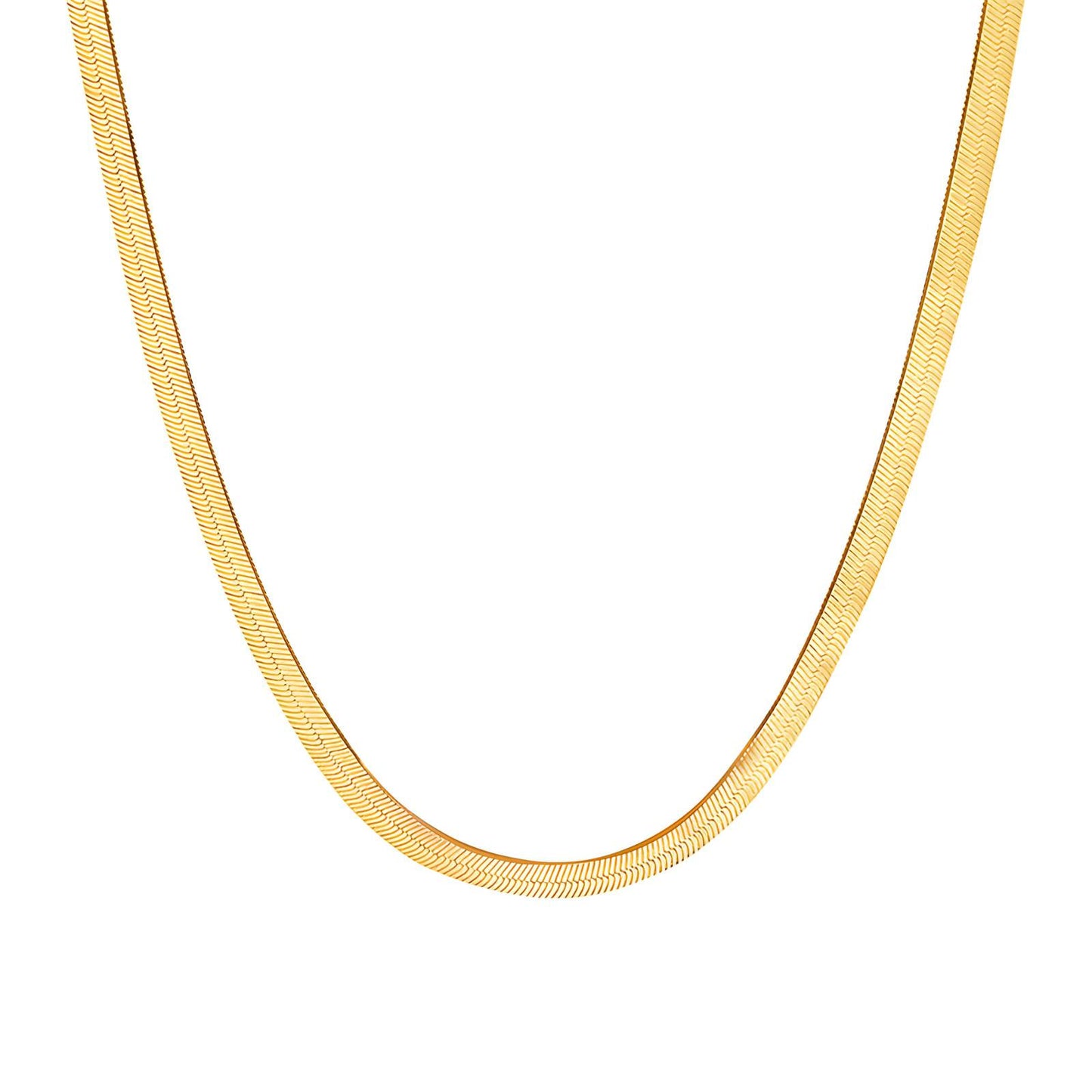 Radiance Link Herringbone Necklace