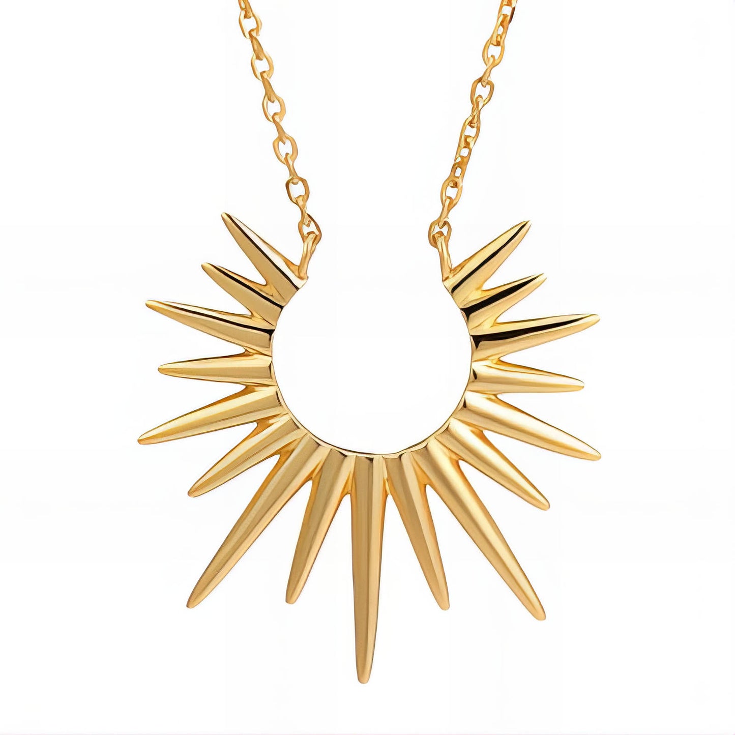 Open Sun Necklace