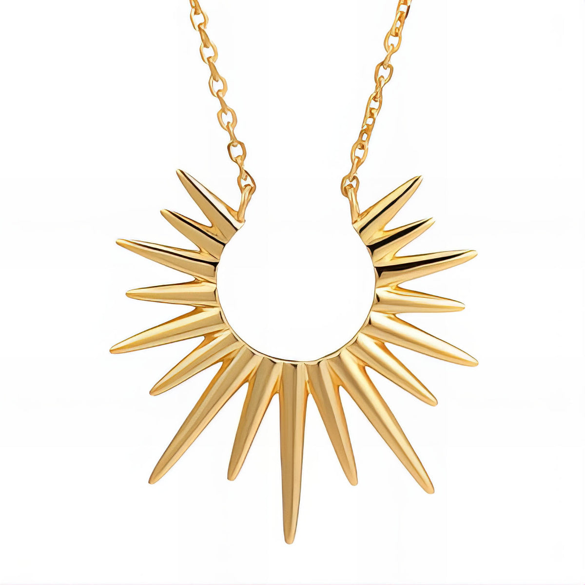 Open Sun Necklace