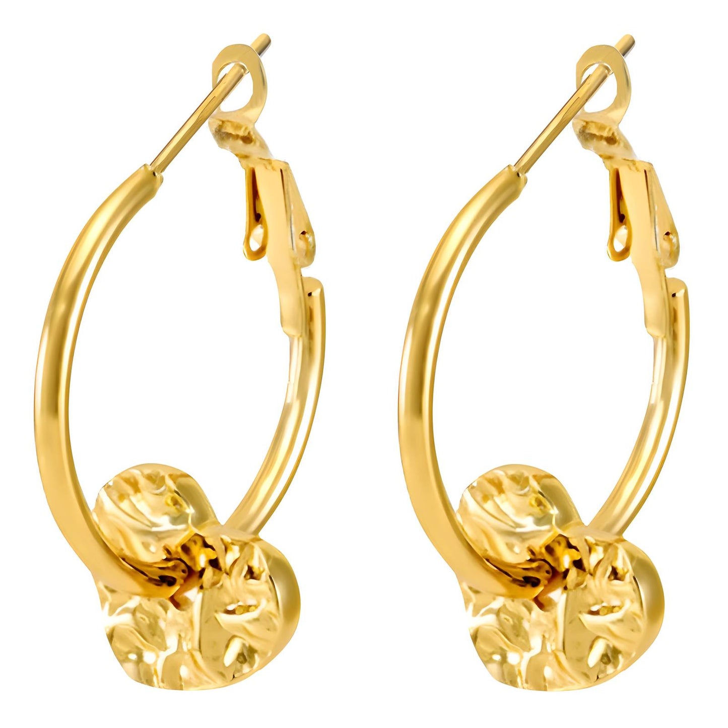 Heart Hoop Earrings