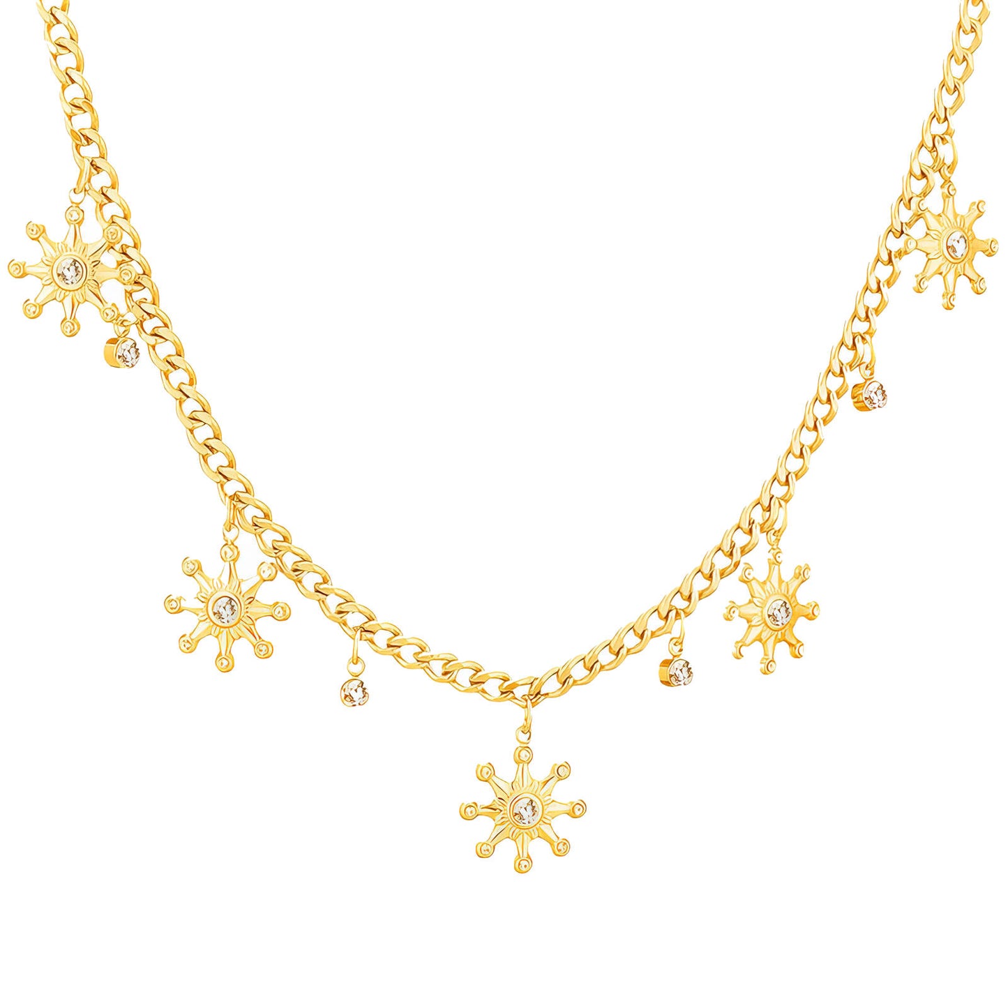 Snowflake Charm Necklace