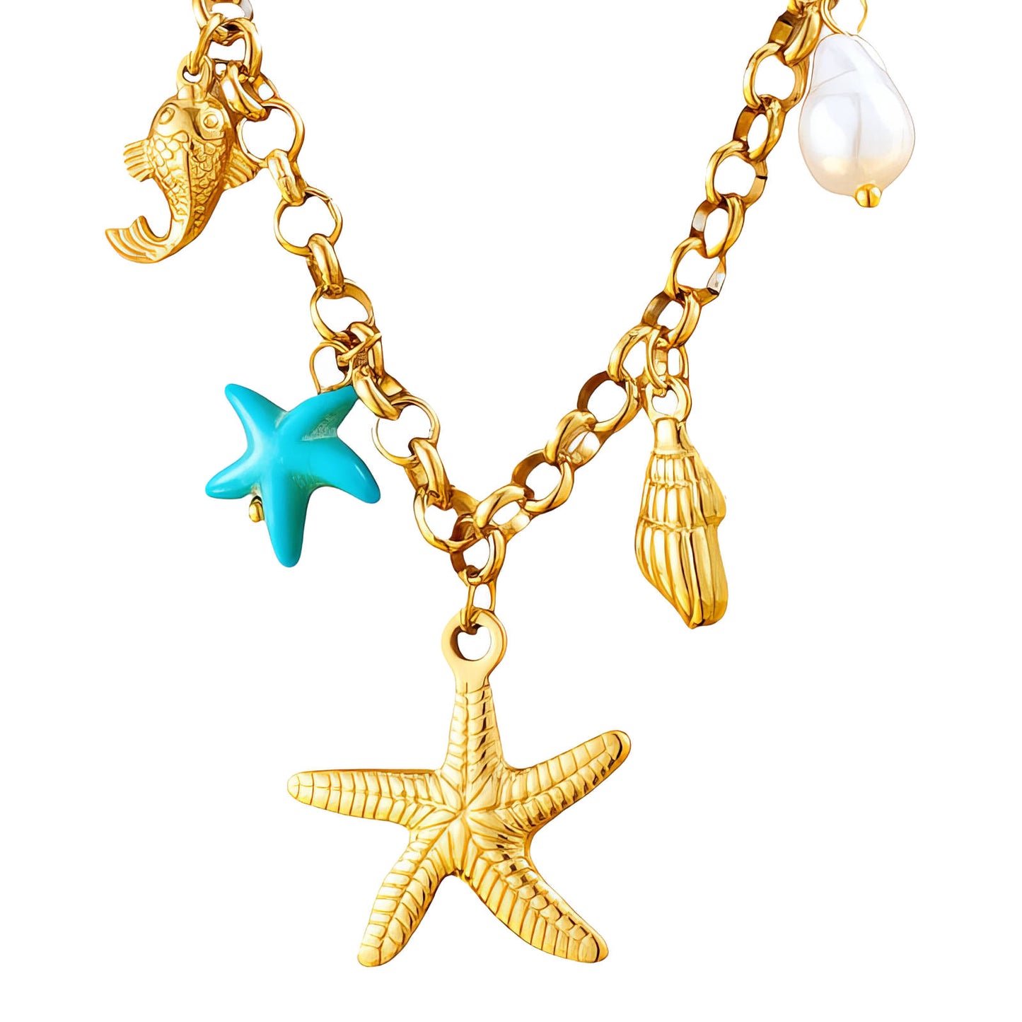 Stella Marina Charm Necklace