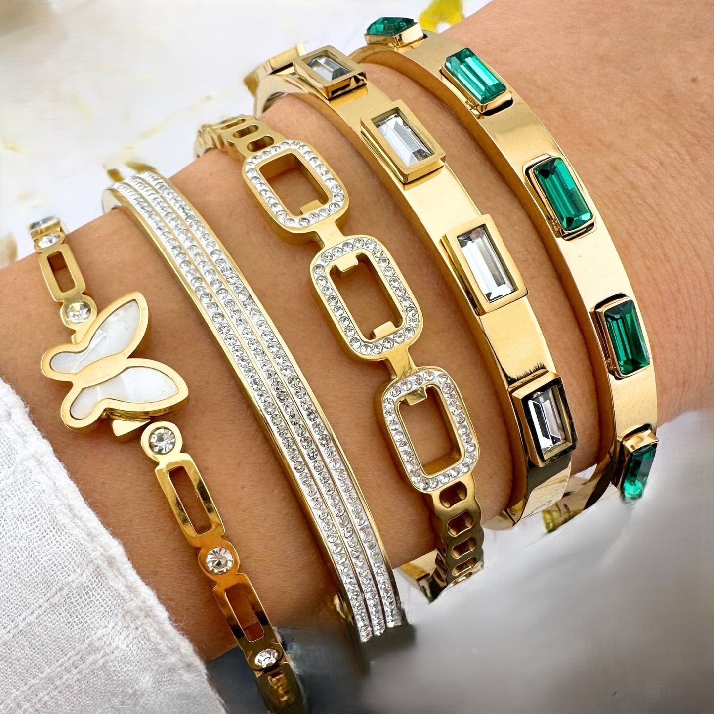 Eternal Butterfly Bangle
