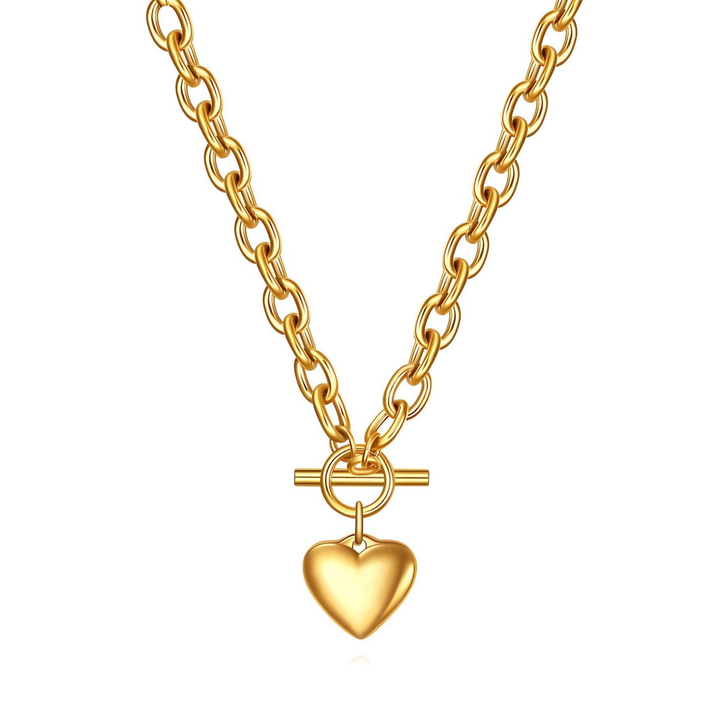 Locked In Love Toggle Necklace