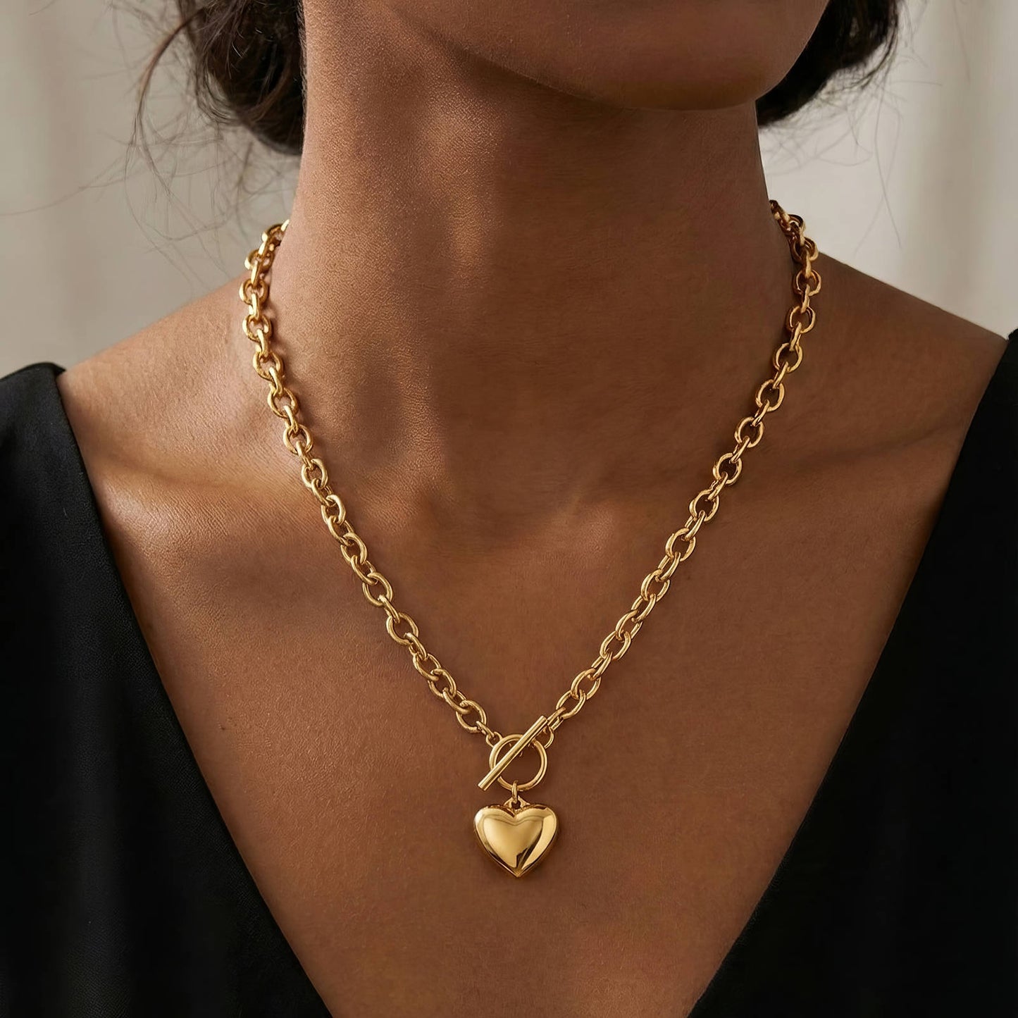 Locked In Love Toggle Necklace