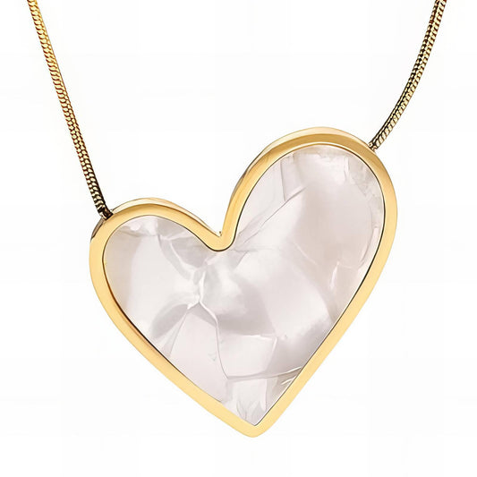 Lustre Heart Necklace