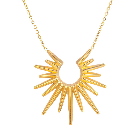 Open Sun Necklace