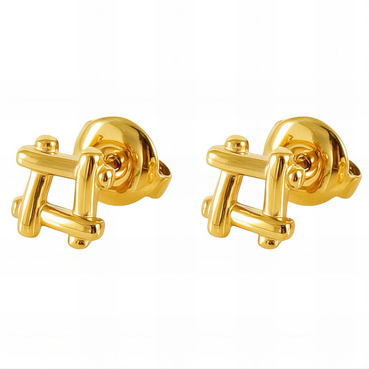 Hashtag Stud Earrings