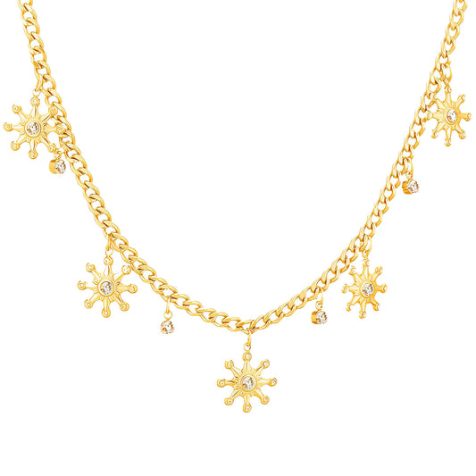 Snowflake Charm Necklace